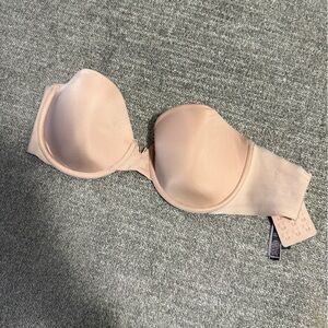 Elegant Nude Women's Strapless Bra